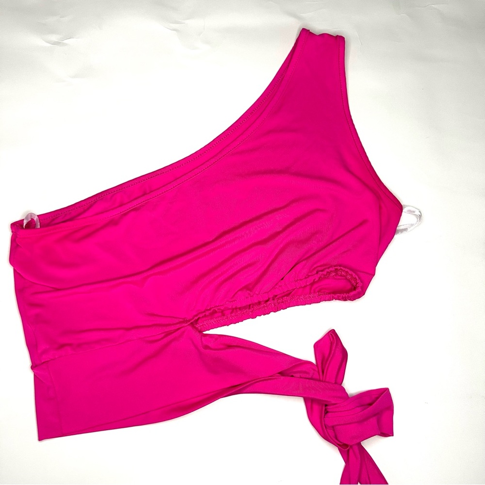 Shein- ONE SHOULDER WOMENS CROP TOP